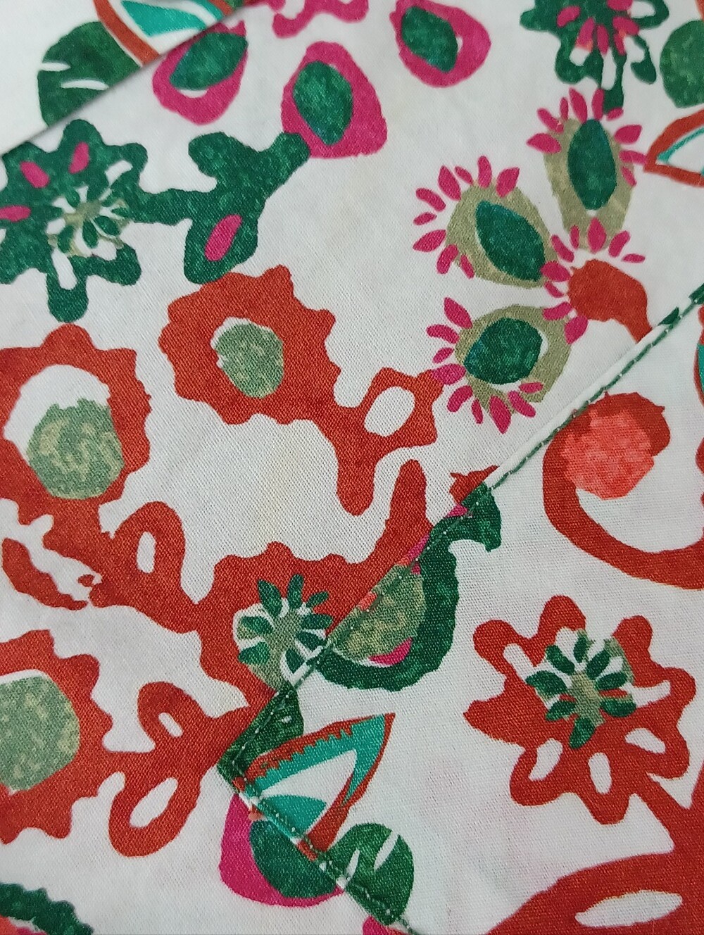 Saloni Zoey Floral Midi Dress Size 6 Cotton Sleeveless Pockets Button Front - Picture 5 of 16